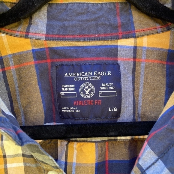 AMERICAN Eagle Outfitters Athletic Fit Button Down size Large - Picture 4 of 11